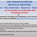 IHEDN : Institut des hautes études de défense nationale 240ème session en région Nouvelle-Aquitaine